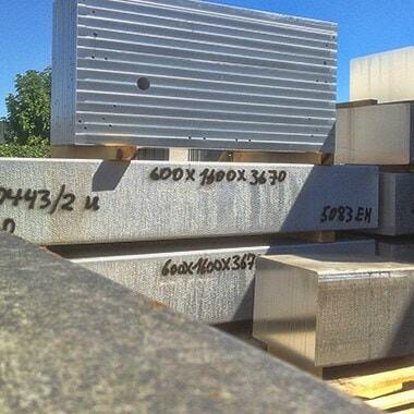 AW5083 Aluminum Cast Plate - Face Milled, Foiled, Ready For Machining